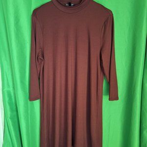 As u wish burgundy dress - size large